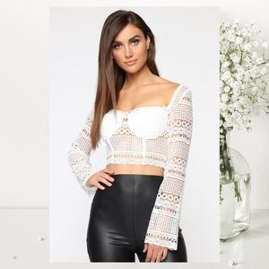 32. Meet Me At Coachella Top - White